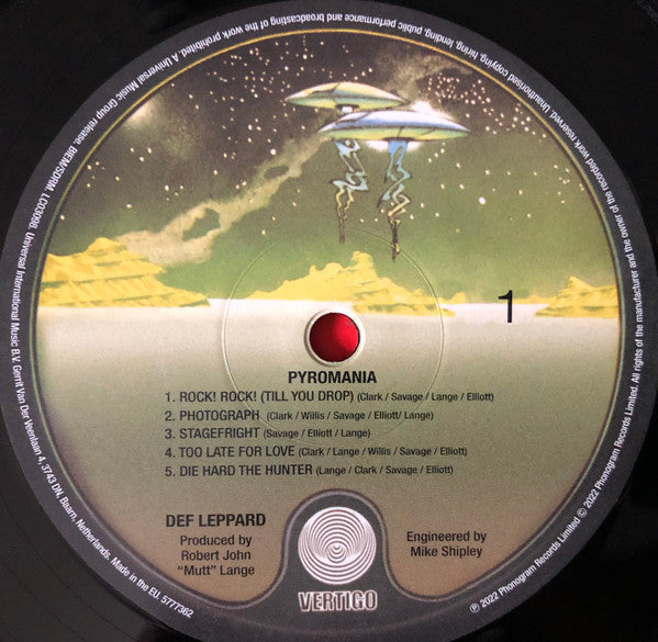 Def Leppard - Pyromania (VINYL) | Mint (M) Mint (M)-