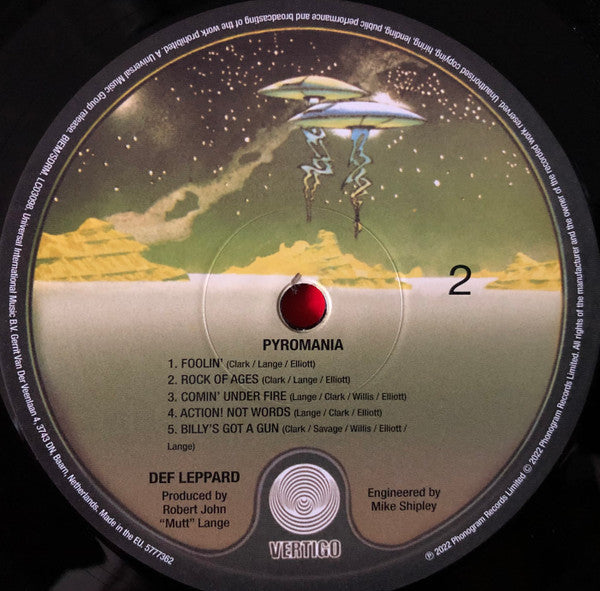 Def Leppard - Pyromania (VINYL) | Mint (M) Mint (M)-