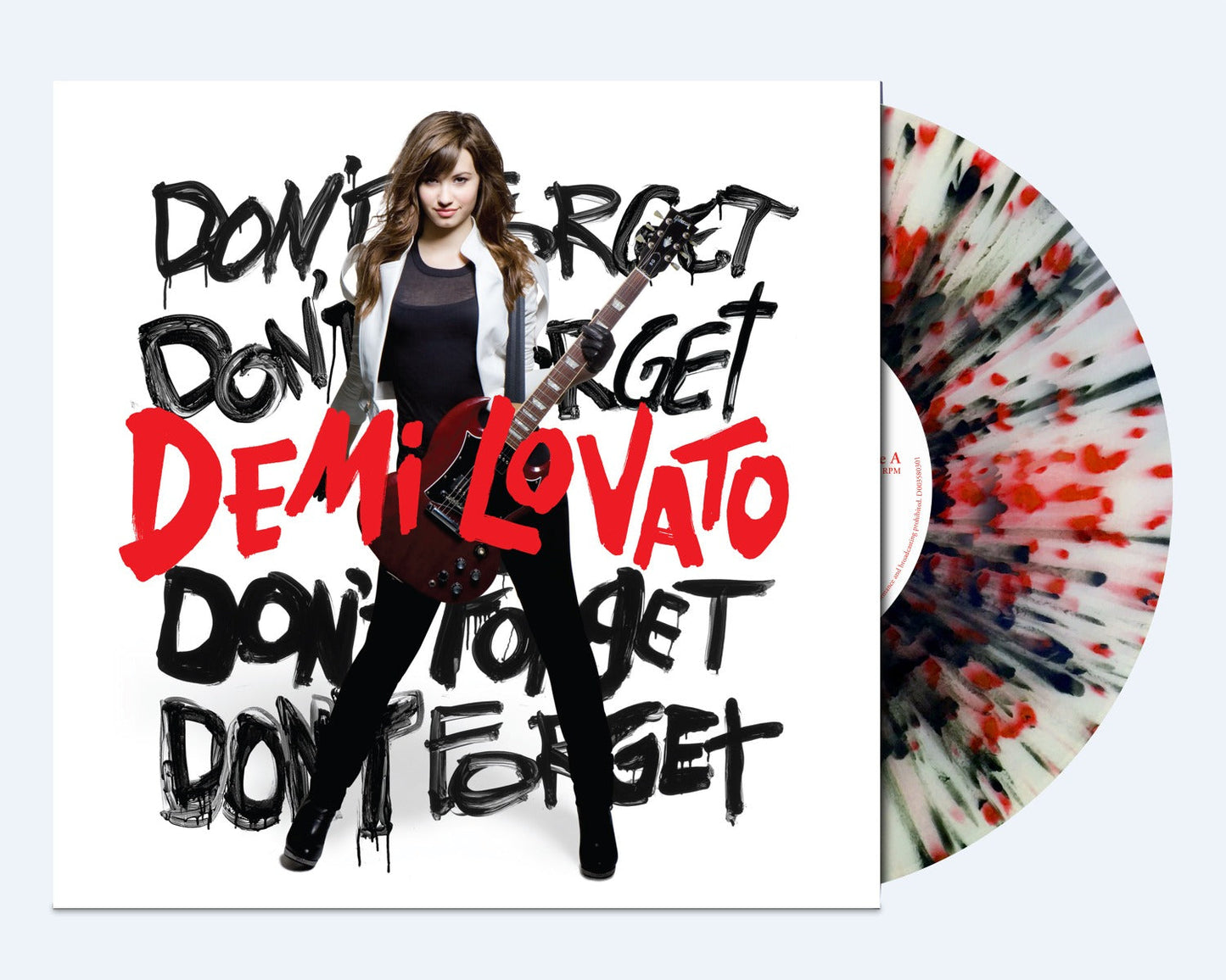 Demi Lovato - Don'T Forget [Clear/Red-Black Splatter Lp] | Mint (M) Mint (M)-