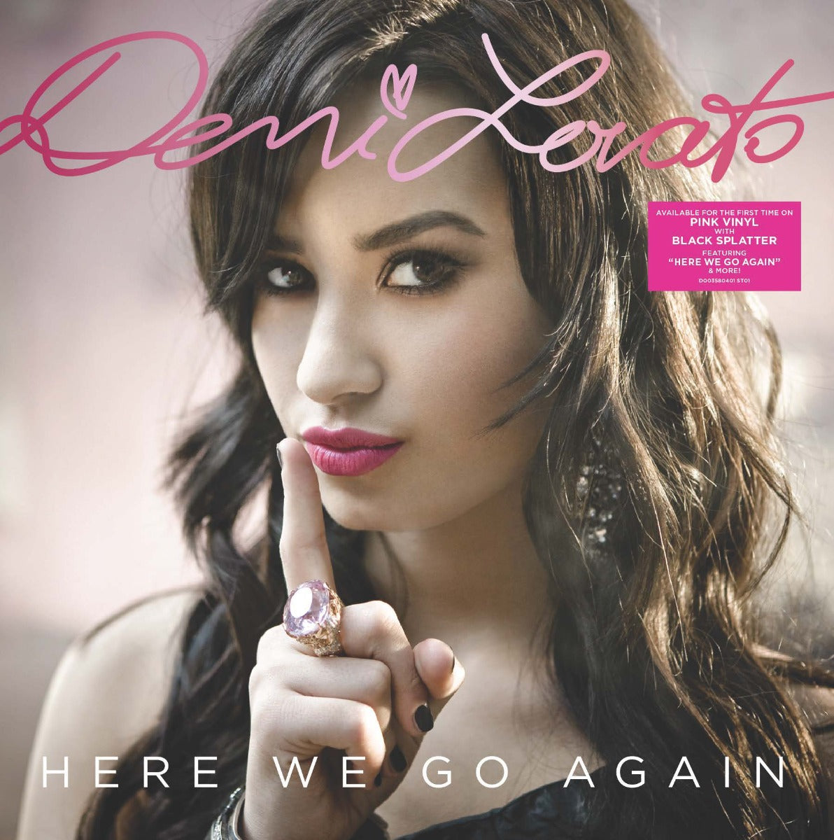 Demi Lovato - Here We Go Again [Pink/Black Splatter Lp] | Mint (M) Mint (M)-