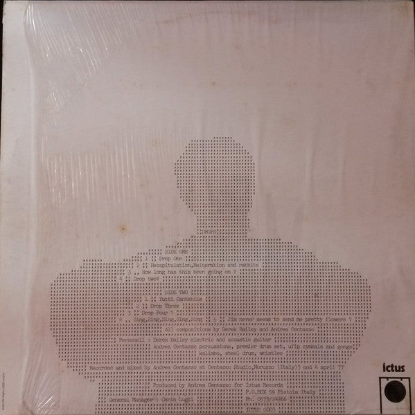 Derek Bailey & Andrea Centazzo - Drops | Mint (M) Mint (M)-