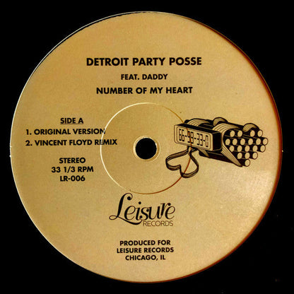 Detroit Party Posse Feat. Daddy (44) - Number Of My Heart | Mint (M) Generic-