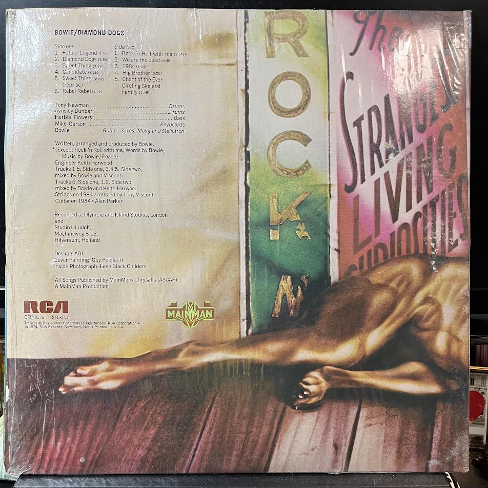 David Bowie - Diamond Dogs (VINYL) | Near Mint- (NM-) Excellent+ (EX+)--
