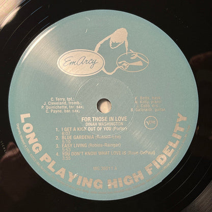 Dinah Washington - For Those In Love (VINYL / VMP) | Mint (M) Mint (M)-