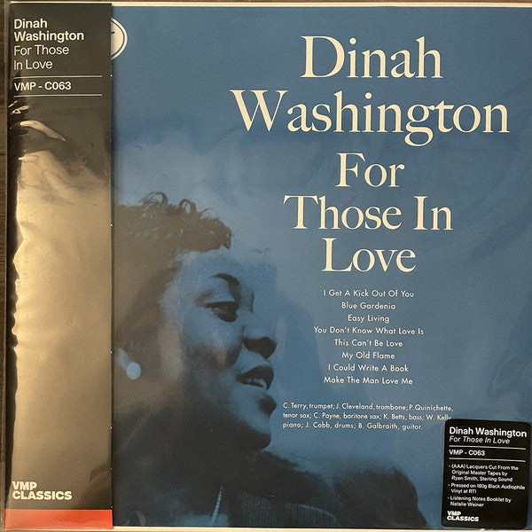 Dinah Washington - For Those In Love (VINYL / VMP) | Mint (M) Mint (M)-