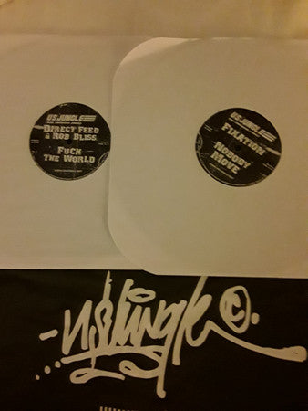 Direct Feed & Rob Bliss / Fixation (2) - Fuck The World / Nobody Move | Very Good Plus (VG+) Generic-