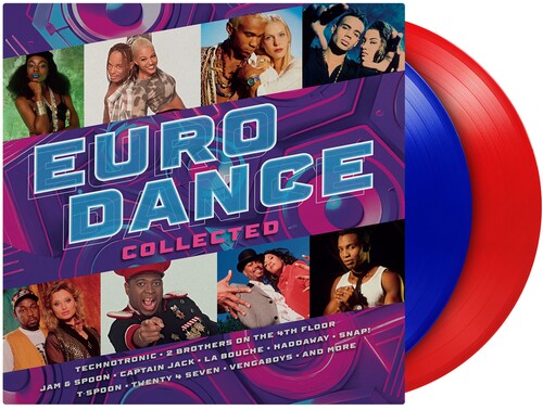 Various Artists - Eurodance Collected (CLEAR BLUE/RED VINYL 2LP MOVLP3720 Music on Vinyl 2026) |-
