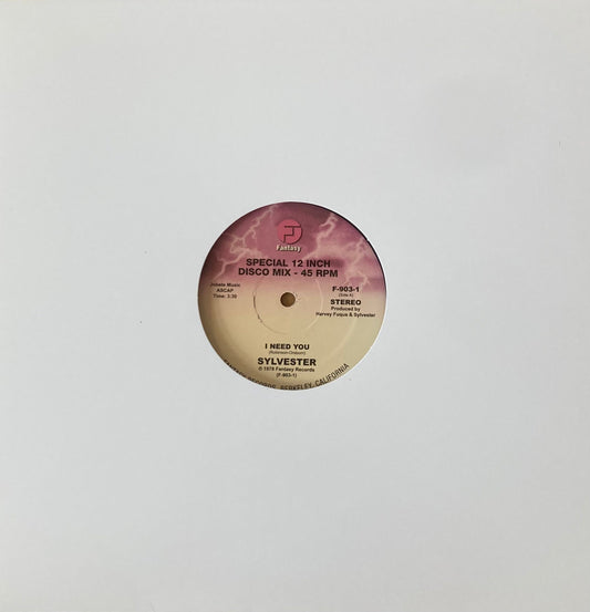 I Need You (Ron Hardy Edit)(VINYL) | Mint (M) Generic-