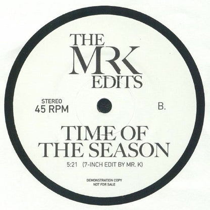 I'm Here Again / Time Of The Season 7" | Mint (M) Generic-