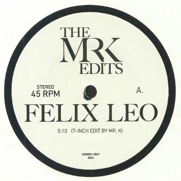 Felix Leo / In Love (Mr K Edits)(7" VINYL) | Mint (M) Generic-
