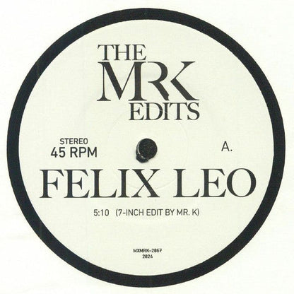 Felix Leo / In Love (Mr K Edits)(7" VINYL) | Mint (M) Generic-
