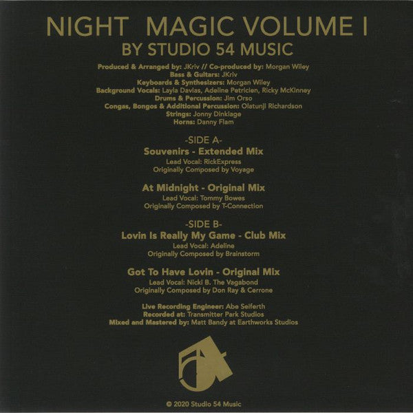 Night Magic Vol. I - The Disco Mixes 2020 (GOLD VINYL) | Mint (M) Mint (M)-