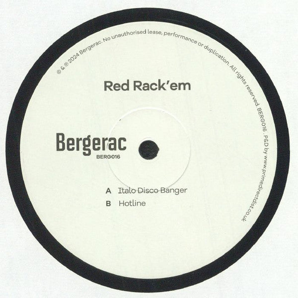 Red Rack'Em - Italo Disco Banger | Mint (M) Generic-
