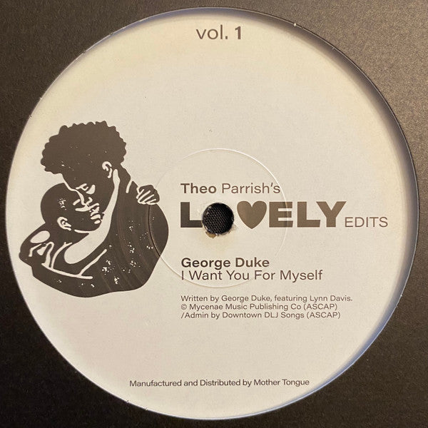 Theo Parrish’s Lovely Edits Vol 1 | Mint (M) Generic-