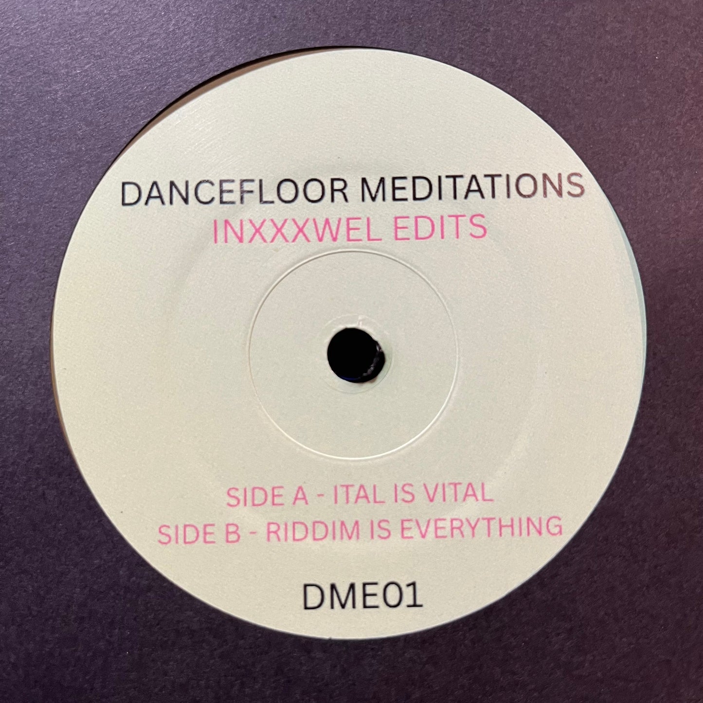 Inxxxwel Edits / Dancefloor Meditations - Ital Is Vital / Riddim Is Everything (7" VINYL) | Mint (M) Generic-