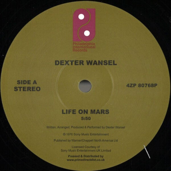 Dexter Wansel - Life On Mars / The Sweetest Pain (VINYL) | Mint (M) Mint (M)-