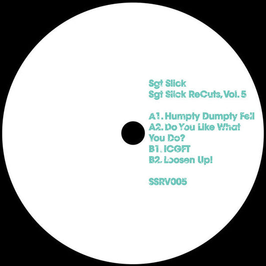Sgt Slick ReCuts Vol. 5 (VINYL) | Mint (M) Generic-
