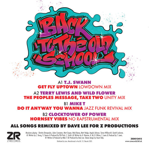 Various - Back To The Old School - The Return Of Disco Rap Part I (Dave Lee Mixes) (VINYL 12") |-