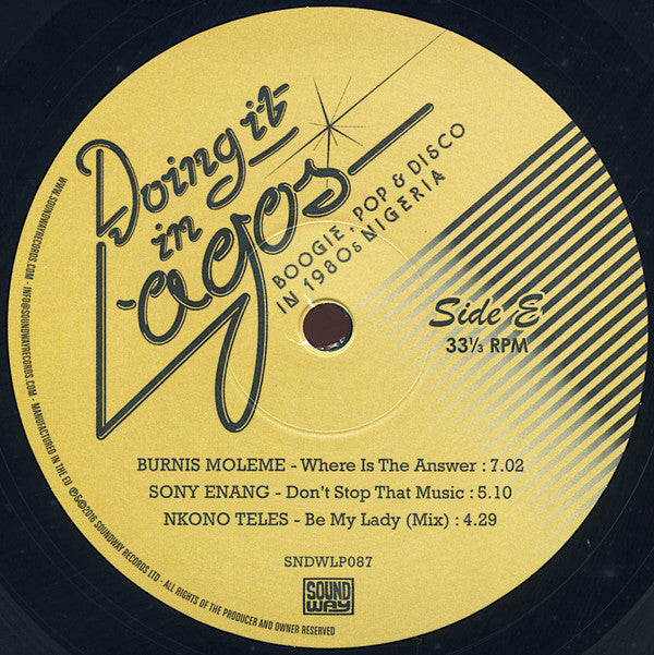 Various - Doing It In Lagos (Boogie, Pop & Disco In 1980s Nigeria) (3LP) | Mint (M) Excellent (EX)-