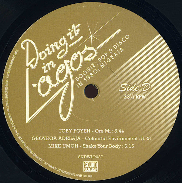 Various - Doing It In Lagos (Boogie, Pop & Disco In 1980s Nigeria) (3LP) | Mint (M) Excellent (EX)-