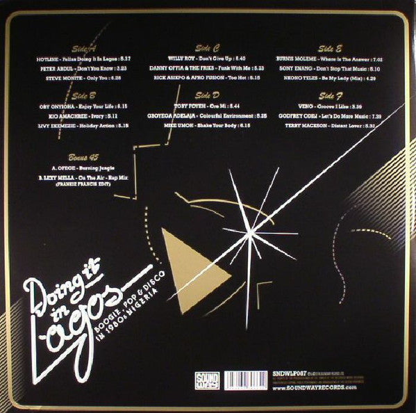 Various - Doing It In Lagos (Boogie, Pop & Disco In 1980s Nigeria) (3LP) | Mint (M) Excellent (EX)-