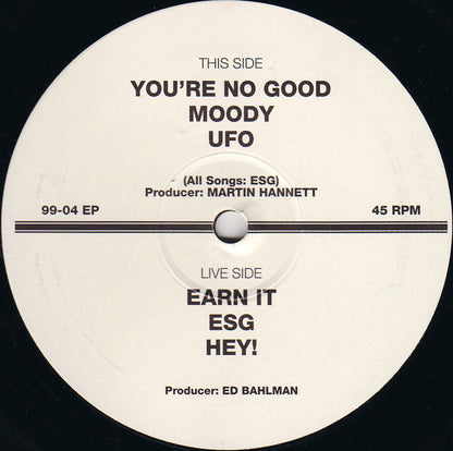 ESG - ESG (VINYL LP UNO) | NEW Mint (M) Mint (M)-
