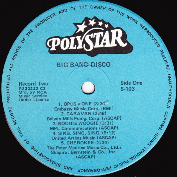 Chattanooga Disco Band - Big Band Disco *SEALED* | Mint (M) Mint (M)-
