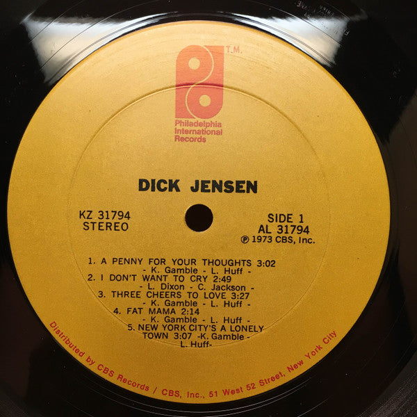 Dick Jensen - Dick Jensen (VINYL) | Excellent+ (EX+) Excellent+ (EX+)-