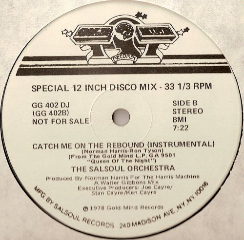 Loleatta Holloway / The Salsoul Orchestra - Catch Me On The Rebound (VINYL LP) | Near Mint- (NM-) Very Good Plus Plus (VG++)-