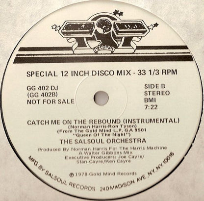 Loleatta Holloway / The Salsoul Orchestra - Catch Me On The Rebound (VINYL LP) | Near Mint- (NM-) Very Good Plus Plus (VG++)-