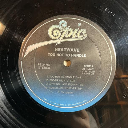 Heatwave - Too Hot To Handle (VINYL) | Near Mint- (NM-) Near Mint- (NM-)-