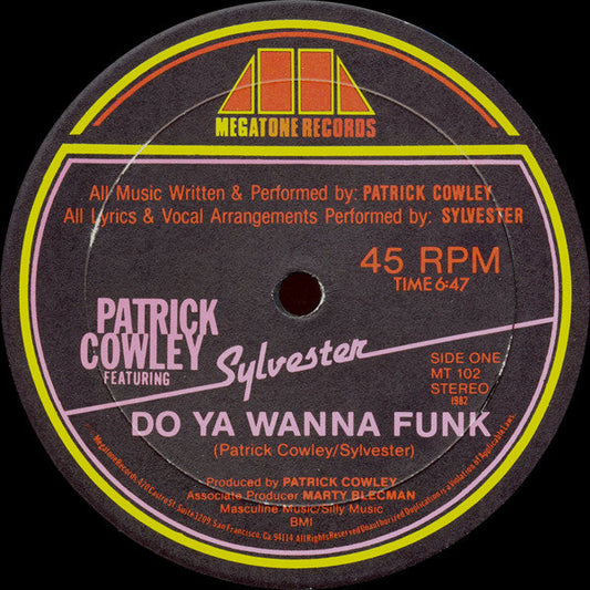 Patrick Cowley Featuring Sylvester - Do Ya Wanna Funk (VINYL LP) | Near Mint (NM or M-) Excellent (EX)-