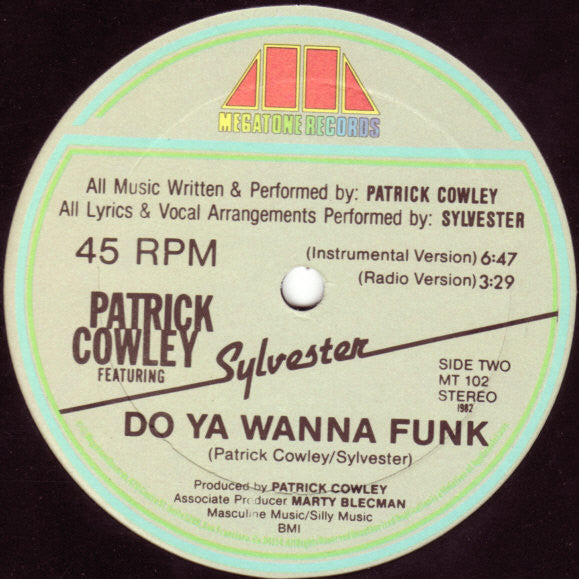 Patrick Cowley - Do Ya Wanna Funk | Near Mint (NM) Generic-