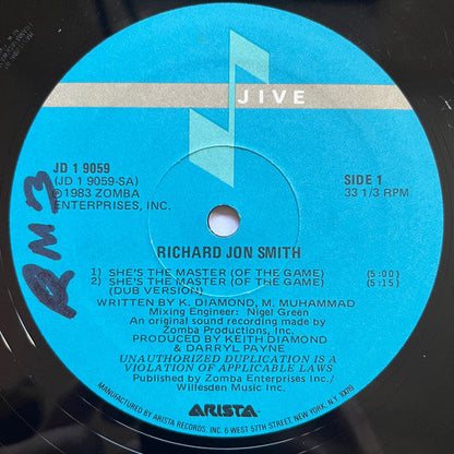 She's The Master (Of The Game) (12" VINYL) | Near Mint (NM) Excellent (EX)-