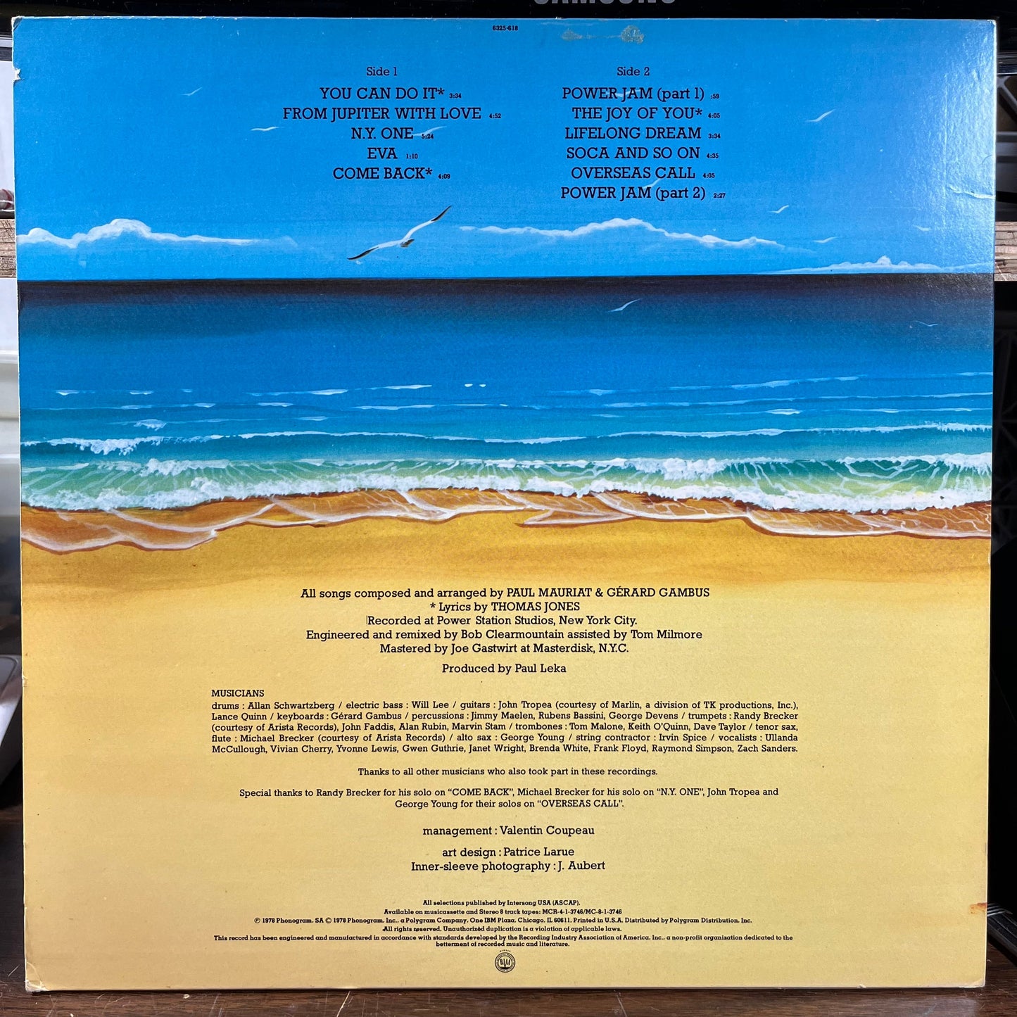Paul Mauriat Plus - Overseas Call (LP) | Near Mint (NM) Excellent+ (EX+)-