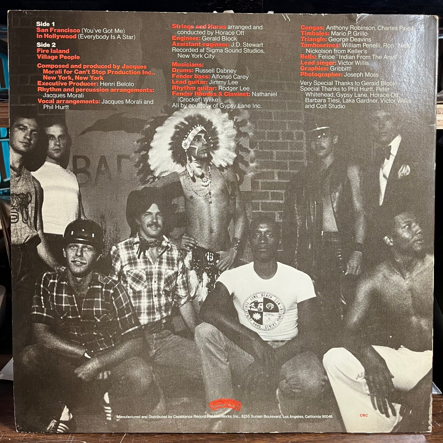 Village People - Village People (VINYL) | Near Mint (NM) Excellent+ (EX+)-