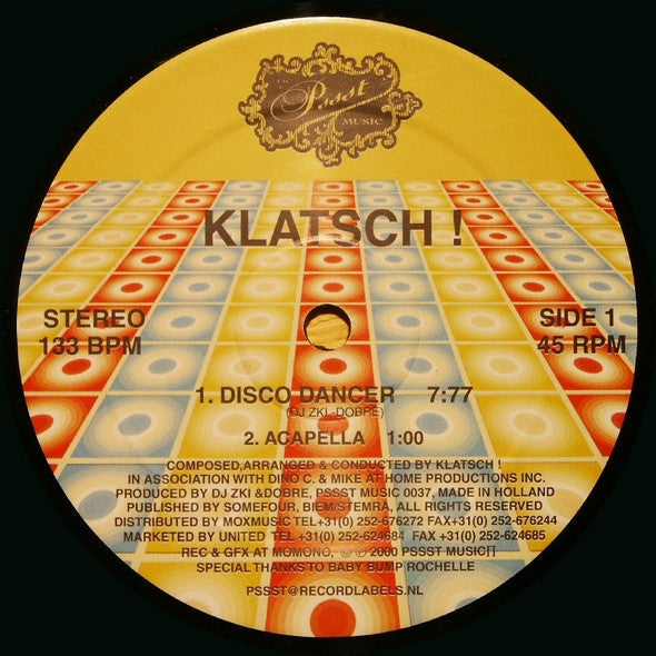 Klatsch! - Disco Dancer | Near Mint (NM) Near Mint (NM)-