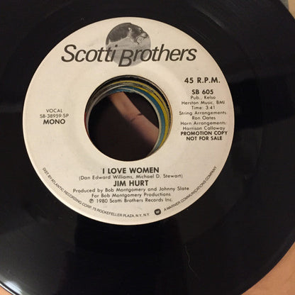 Jim Hurt - I Love Women *45RPM* | Near Mint (NM) Generic-
