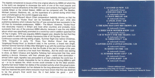 ABBA - Voulez-Vous (CD CANADA) | Near Mint (NM) Excellent+ (EX+)-