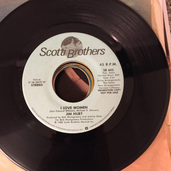 Jim Hurt - I Love Women *45RPM* | Near Mint (NM) Generic-