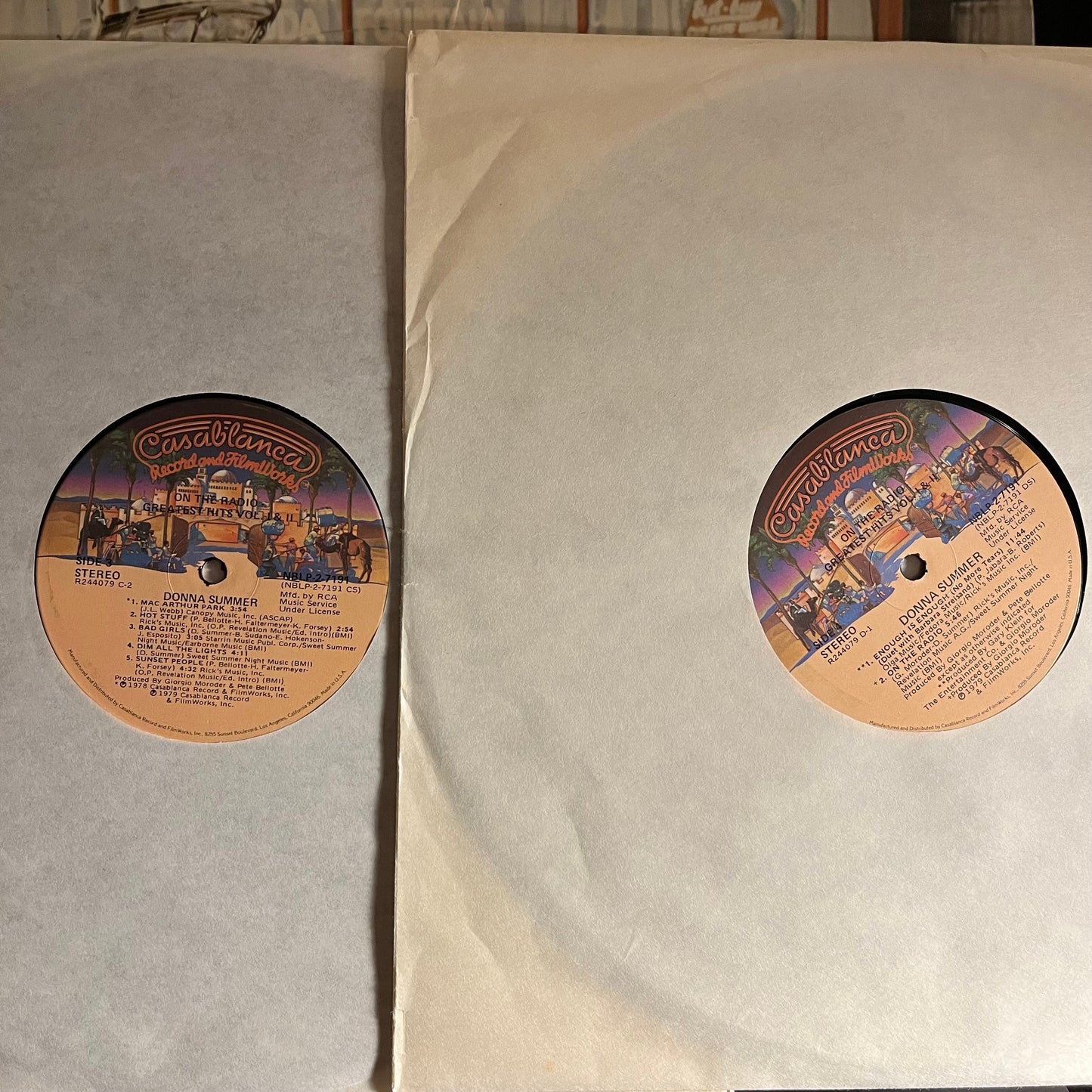 Donna Summer - On The Radio: Greatest Hits Vol. 1 & 2 *CLUB/RCA* | Near Mint (NM) Near Mint (NM)-