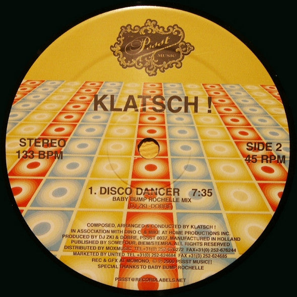 Klatsch! - Disco Dancer | Near Mint (NM) Near Mint (NM)-