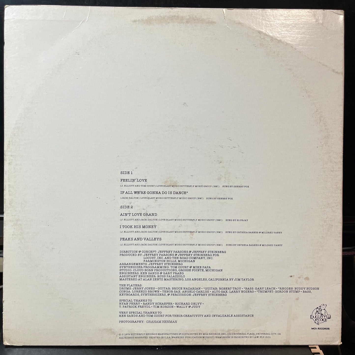 Hott City - Ain't Love Grand (VINYL LP BUTTERFLY FLY-3101 1979) | USED Near Mint (NM or M-) Very Good Plus (VG+)-