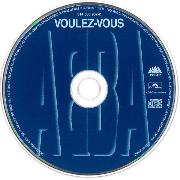 ABBA - Voulez-Vous (CD CANADA) | Near Mint (NM) Excellent+ (EX+)-