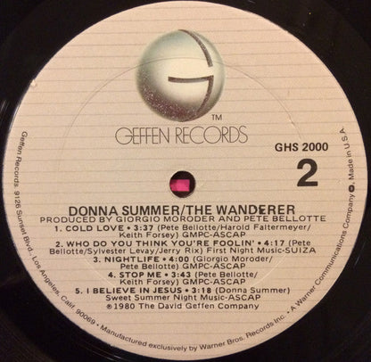 Donna Summer - The Wanderer *GOLDISC* | Near Mint (NM) Near Mint (NM)-