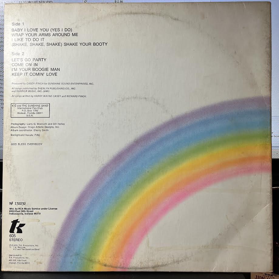 KC & The Sunshine Band - Part 3 (VINYL) | Near Mint (NM) Very Good Plus (VG+)-