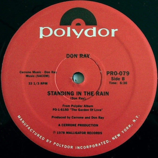 Don Ray Got To Have Loving / Standing In The Rain 12" Mint (M) Generic-