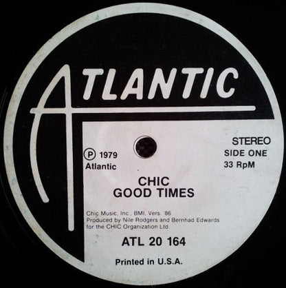 Chic - Good Times / Good Times Vers.'86 | Mint (M) Generic-