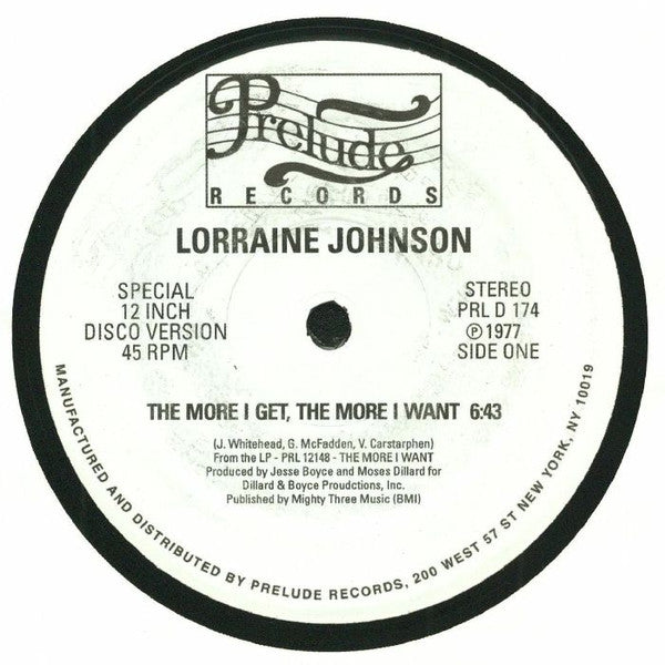 The More I Get, The More I Want (VINYL) | Mint (M) Generic-