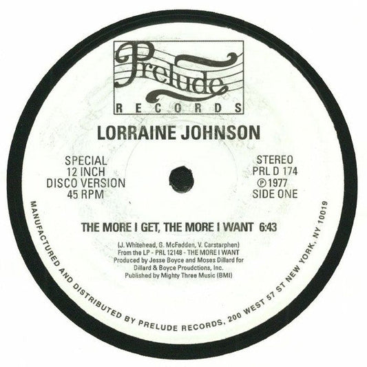 The More I Get, The More I Want (VINYL) | Mint (M) Generic-